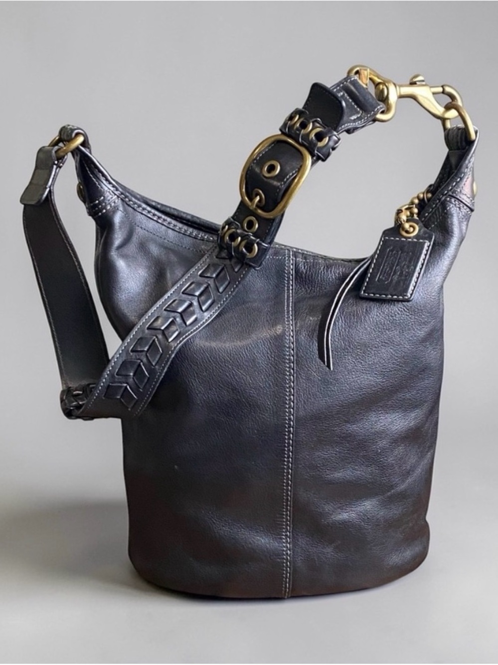 Coach Black 2007 XL Tattersall Bleecker